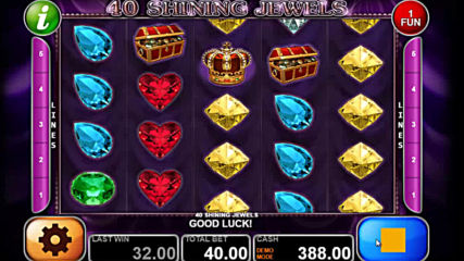 40 Shining jewels - Slot Machine