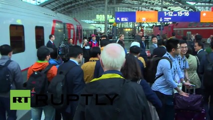 Germany: Eurasia Friendship Express arrives in Berlin