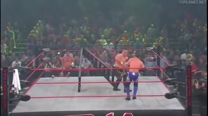 Tna Hardcore Justice 2012: Ей Джей Стайлс срещу Енгъл срещу Джо срещу Даниелс - Мач със стълби