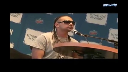 Sean Paul - Press Conference - Quebec City Summer Festival 2009