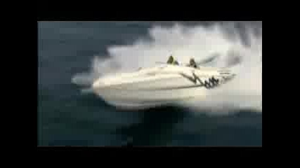 Cigarette Offshore Boat Jump