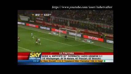 Милан 3:0 Ювентус (15 - 05 - 2010г.) 