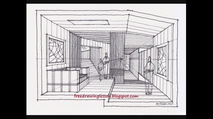 draw sectional interior perspective 260810[1]