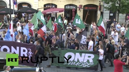 Poland: Flare-lit march celebrates anniversary of 1944 Warsaw Uprising