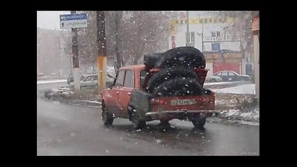 Смешни коли снимани в Русия (част 3) 