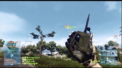Bf3 - Taking Down Ac130 with C4!