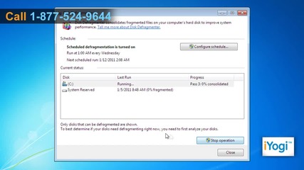 How to perform Disk Defragmentation on Windows® 7 computer