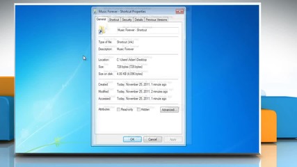 Windows® 7: How to assign a shortcut key on Windows® 7-based Pc?