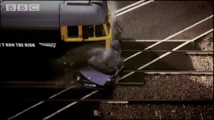 Car hit by train - Safety Message (hq) - Top Gear