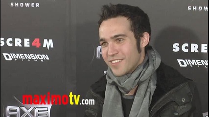 Музикантът Пийт Уенц на премиерата на филма Писък 4