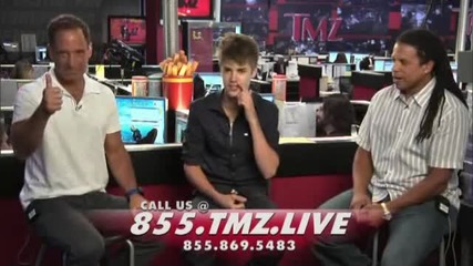 Justin Bieber on Tmz Live - complete Aug. 24 2011