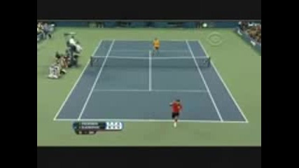 Federer Amazing Shot