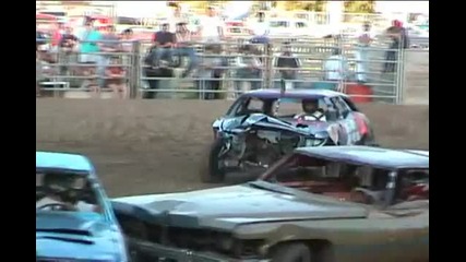 Demolition Derby - Overturned Car 