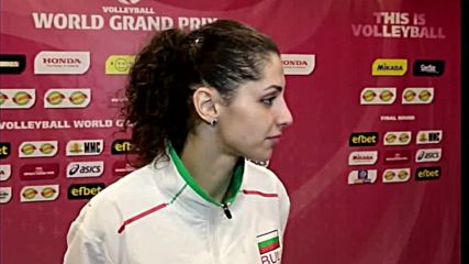 Ева Янева след загубата от Полша