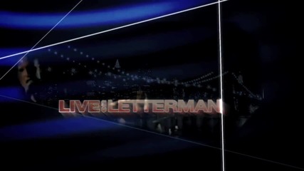 The Killers - Here With Me (live On Letterman)