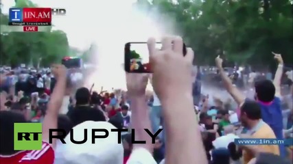 Armenia: Water cannons blasted as thousands protest electricity hike