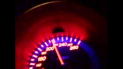 Mazda 3 Mps 260 kmh по магистралата 