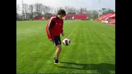 Boy with Football Skills
