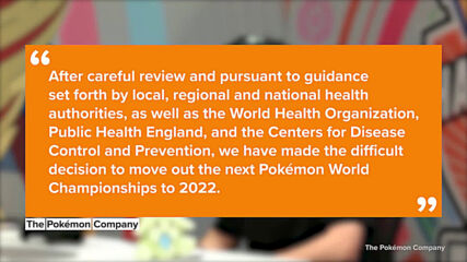 Pokémon World Championship is cancelled