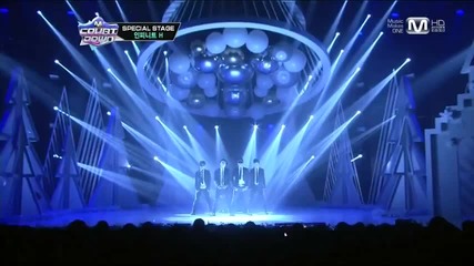 121220 Infinite H & Kim Sung Guy - Look At Her Go + I need you @ Mcountdown