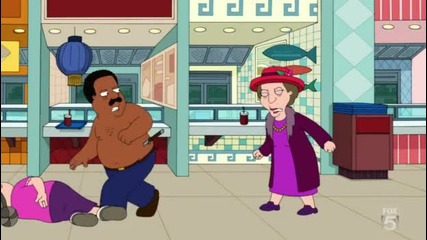 The Cleveland Show - Cleveland Fights in the Mall :d