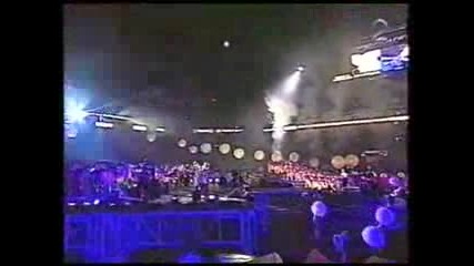 Gloria Estefan and Stevie Wonder 