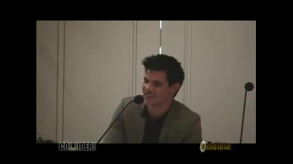Taylor Lautner video interview during Eclipse press junket 2/2 