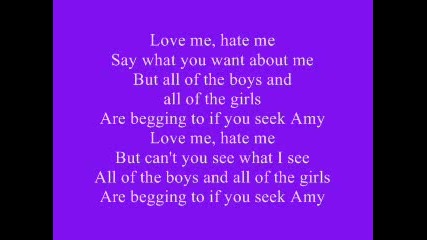Britney Spears - If you seek Amy (lyrics) 