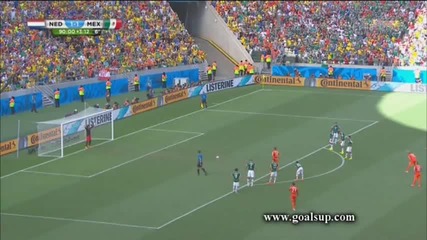 Холандия на 1/4 финал на Световното! Холандия 2:1 Мексико 29.06.2014