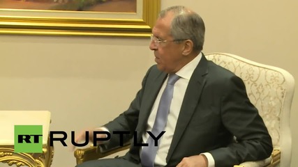 Qatar: Lavrov meets former Syrian opposition leader