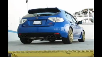 Subaru Sti A Spec exhaust turbo back sound