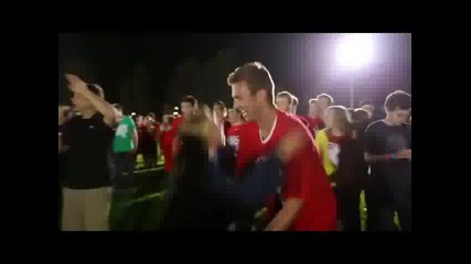 Бой със топки - Сини срещу червени