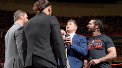 The Miz and The Miztourage set a trap for Seth Rollins and Finn Bálor: Raw, March 26, 2018