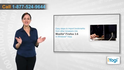How to import bookmarks from other browsers in Mozilla® Firefox 3.6 in Windows® Vista