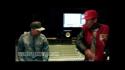 Tyga - Im So Raw [ In Studio Performance Chris Brown ]
