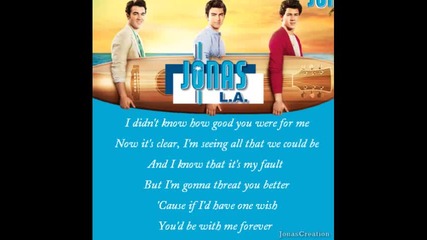 Jonas Brothers - Make It Right (lyrics) 