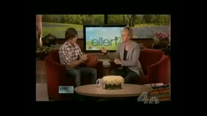 Zac Efron Interview on Ellen Show 
