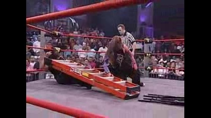 T N A Agains All Odds 2005 - Abyss vs Jeff Hardy ( Full Metal Mayhem Match ) 