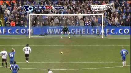27.02.2010 Челси 2 - 4 Манчестър Сити втори гол на Карлос Тевез от дузпа 