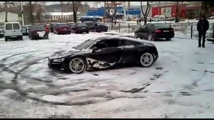 Audi R8 Drift Snow - 2010 By Fashion-_-trepa4a