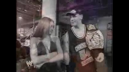 Mickie James, Maria, John Cena - do you love me now