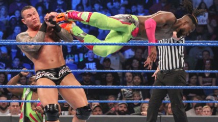 AJ Styles, Jeff Hardy & Kofi Kingston vs. Daniel Bryan, Randy Orton & Samoa Joe: SmackDown LIVE, 19 February, 2019