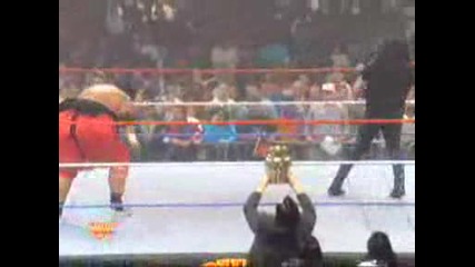 Wwf Undertaker with Chuck Norris vs Yokozuna