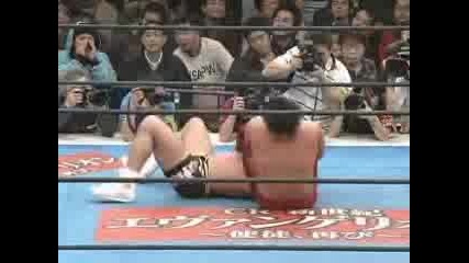 Кеч NJPW Kurt Angle Vs. Shinsuke Nakamura - Големият Бой За Титлите