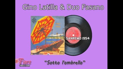 Sanremo 1954 - Gino Latilla & Duo Fasano - Sotto l'ombrello