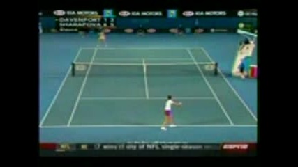Sharapova - Davenport Last Games Australia
