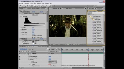 adobe After Effects 7.0 Frame Rate Converter part 2