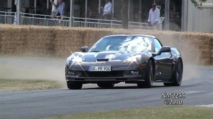 Corvette Zr1 Burnout Drift + Slowmotion 