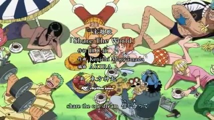 one piece opening 11/share The World 
