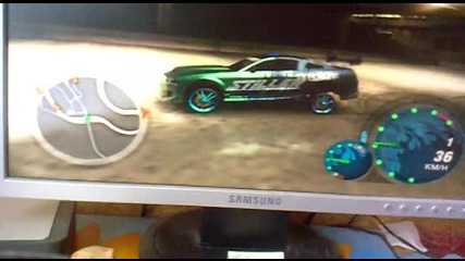 mustang bournout